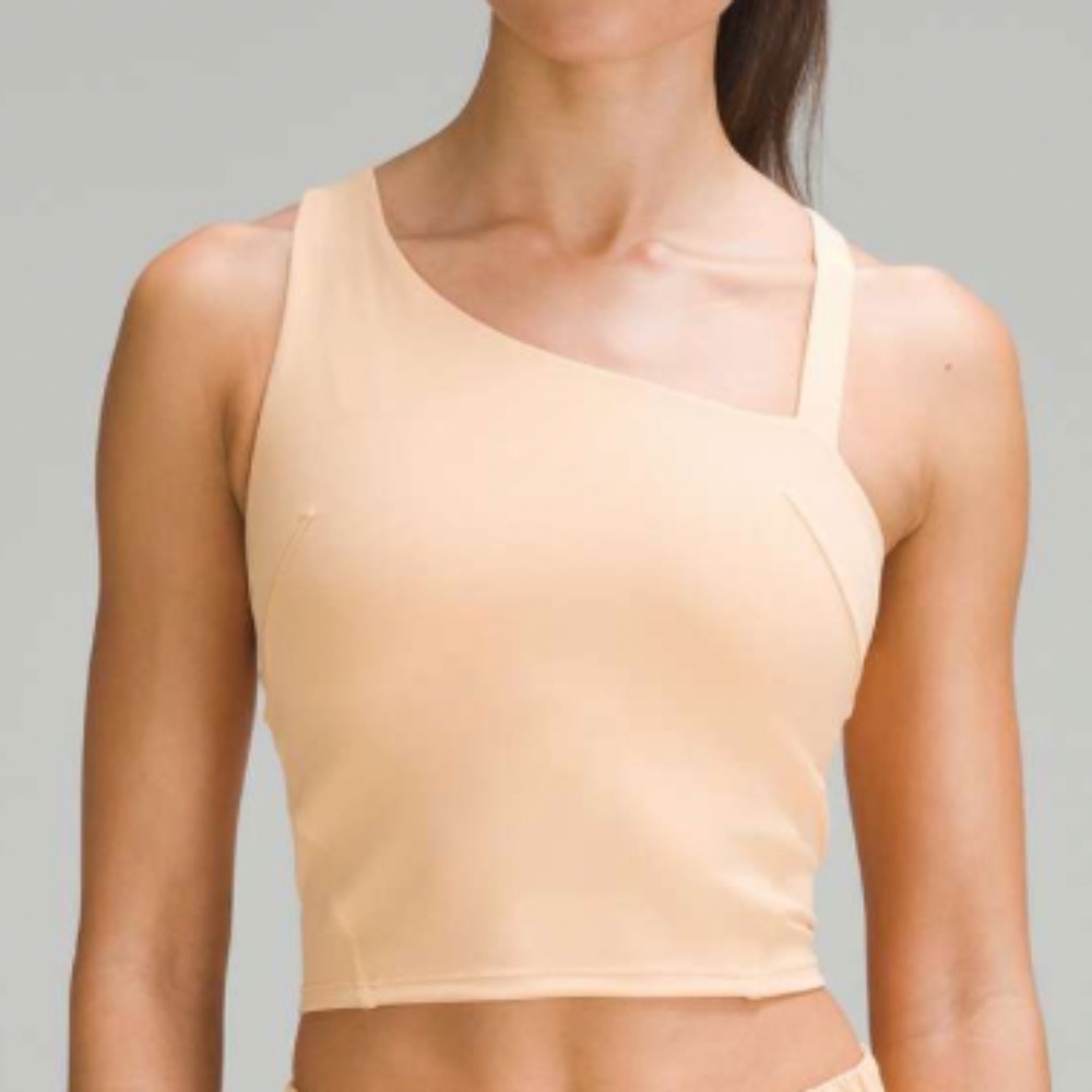 Lululemon Everlux Asymmetrical Top Size 2